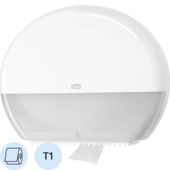 Диспенсер для туалетной бумаги в рулонах Торк (Tork) Elevation Т1 554000 пластиковый белый