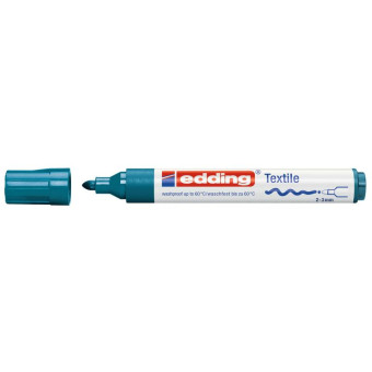 Маркер для текстиля Edding E-4500 темно синий (толщина линии 3 мм)