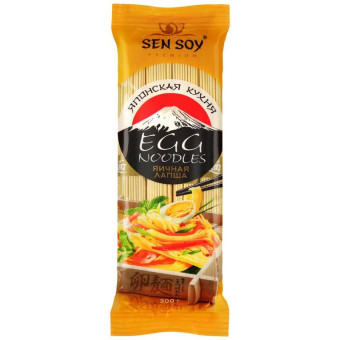 Лапша Sen Soy Egg noodles яичная 300 г