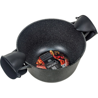 Казан литой алюминий Panairo Soverdo induction Sov-KAZ-5-AL.S-I 5 л  чёрный