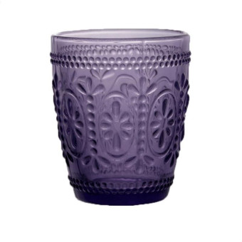 Набор стаканов для воды Flower 250мл h100мм стек фиол Flower5P 6шт