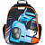 Ранец Комус Класс (№1 School) Basic Гонка анатомический синий светящиеся  фары с двумя отделениями