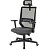 Кресло для руководителя Easy Chair 663 TC-H чёрное (сетка/ткань,  пластик)