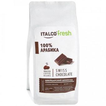 Кофе в зернах Italco Fresh Swiss chocolate ароматизированный 375 г