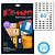 Этикетки самоклеящиеся Promega label (Комус) Цифры 38х23.5 мм 60 штук на листе белые (20 листов в упаковке)
