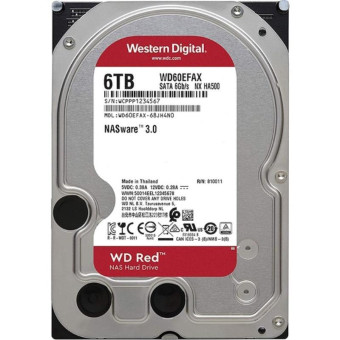 Жесткий диск Western Digital Red 6 ТБ (WD60EFAX)