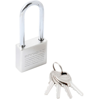 Замок навесной Аллюр ВС1Ч-038Д 38 мм хром