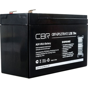 Батарея для ИБП CBR CBT-GP1270-F2 12 В 7 Ач