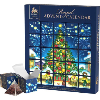 Чай Richard Royal Advent Calendar ассорти 25 пакетиков-пирамидок