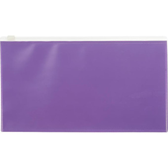 Папка-конверт на молнии Attache Color 150х264 мм фиолетовая 0.16 мм