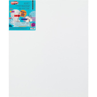 Холст на картоне Комус Арт Студия хлопок 45х55 см