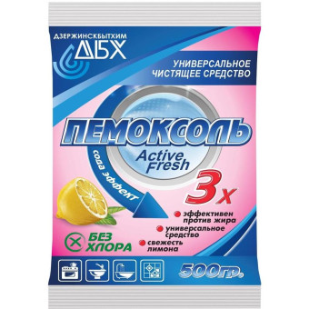 Универсальное чистящее средство ДБХ Пемоксоль Свежесть лимона порошок 500 г (пакет)