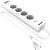 Сетевой фильтр Philips CHP4346WB/51 на 4 розетки 3 метра + 2 USB