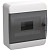 Корпус пластиковый ЩРН-П-8 IP41 черн. TEKFOR IEK TF5-KP12-N-08-41-K01-K03