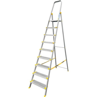 Стремянка алюминиевая 9 ступеней Алюмет (AS709)