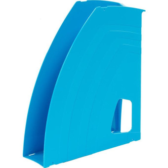 Лоток вертикальный для бумаг 70 мм Attache Fantasy пластиковый голубой