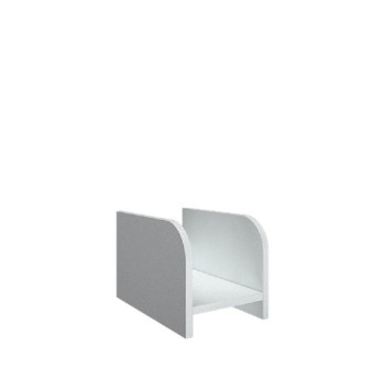 Подставка под системный блок Riva (белая, 280х448х305 мм)