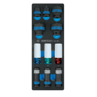 Набор головок King Tony 1/2" 11 предметов (9-4401MPV)