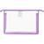 Папка для тетрадей Комус Класс Сиреневая А4 полипропилен с 1 отделением  на молнии