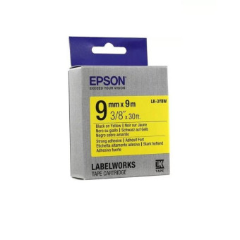 Картридж для принтера этикеток Epson LK3YBW (9 мм x 9 м, цвет ленты желтый, шрифт черный)