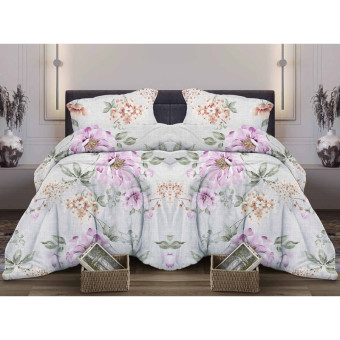 Постельное бельё Lovely textile Акварель (евро, бязь)