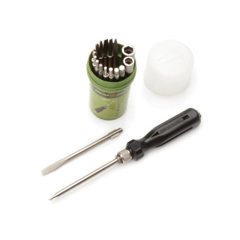 Отвертка цанговая Дело Техники с набором сменных жал 18 шт (708180)