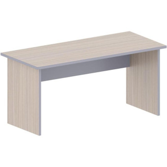 Стол прямой Easy Business (дуб светлый/серый, 1600х700х747 мм)