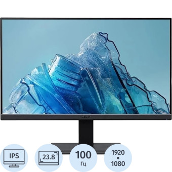 Монитор 23.8 Acer Vero V247YEbiv чёрный (UM.QV7CD.E03)