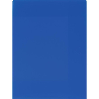 Папка-короб на клапане Attache A4 10 мм пластиковая до 100 листов синяя (толщина обложки 0.5 мм)