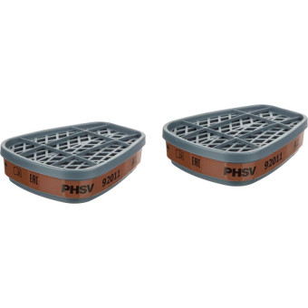 Фильтр противогазовый PHSV 92011 А1 с угольным слоем (2 штуки в  упаковке)