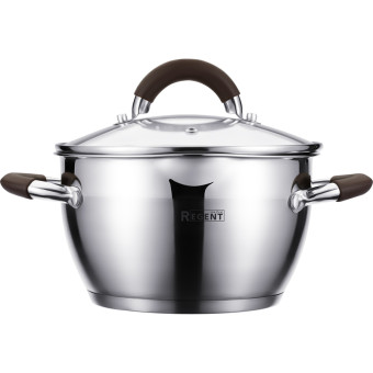 Кастрюля Regent inox Linea Truffle 1.6 л нержавеющая сталь с крышкой