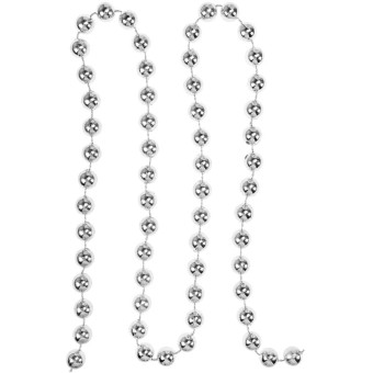 Новогоднее украшение Miland Волшебство 1 см серебристые