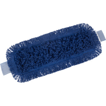 Насадка МОП плоская A-VM хлопок 40x13 см синяя