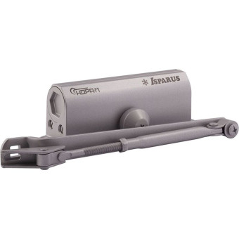 Доводчик дверной Isparus 420 до 90 кг серый (18720)
