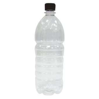 Бутылка пластиковая прозрачная 1000 мл диаметр горла 28 мм (100 штук в упаковке)