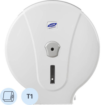 Диспенсер для туалетной бумаги в рулонах Luscan Professional макси пластиковый белый