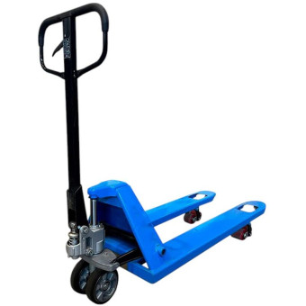 Тележка гидравлическая (рохля) TOR RHP (2500 кг, 560x1150 мм, резиновые  колёса, 1000323)