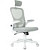 Кресло для руководителя Бюрократ MC-W101-H светло-серое (сетка/ткань,  пластик)