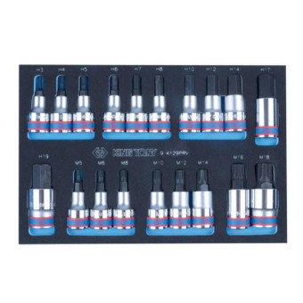 Набор головок King Tony 19 предметов (9-4129PRV)