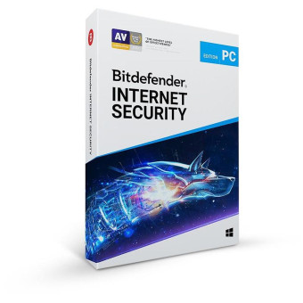 Антивирус Bitdefender Internet Security 2020 база для 1 ПК на 12 месяцев или продление на 12 месяцев (WB11031001)