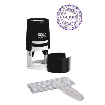 Печать самонаборная круглая Colop R45 (2.5 круга)