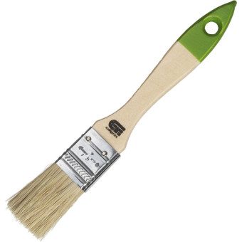 Кисть малярная плоская Сибртех из натуральной щетины 25x10 мм (82261)