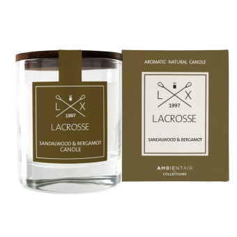 Свеча ароматическая Lacrosse 10х8 см коричневая
