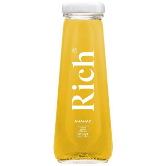 Сок Rich ананасовый 0.2 л (12 штук в упаковке)