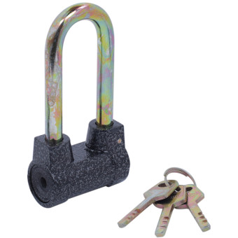 Замок навесной с одной серкетностью Аллюр ВС2-4-01KA 54 мм серебристый