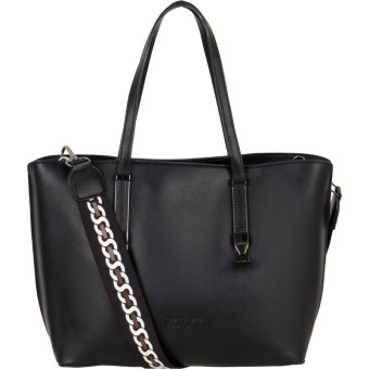 Сумка женская повседневная Polar чёрная (8671)