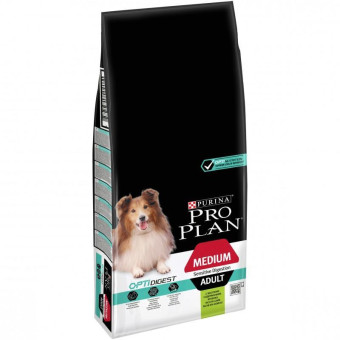 Корм для собак средних пород сухой Purina Pro Plan С ягненком 14 кг