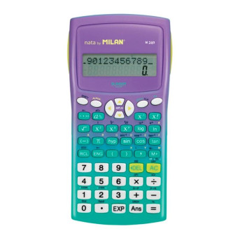 Калькулятор настольный полноразмерный Milan Sunset 12-разрядный зеленый