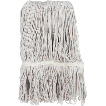 Насадка МОП трапециевидная A-VM Кентукки хлопок 69х13.5 см 400 г белая