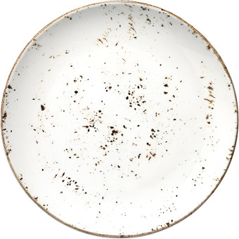 Тарелка обеденная Bonna Грейн фарфор 21 см разноцветная